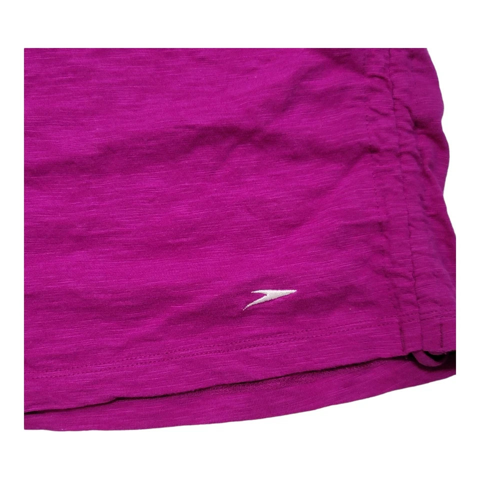 Camiseta de playa Speedo para mujer XL púrpura acanalada lazos laterales camisa de natación Foto 2 de 4