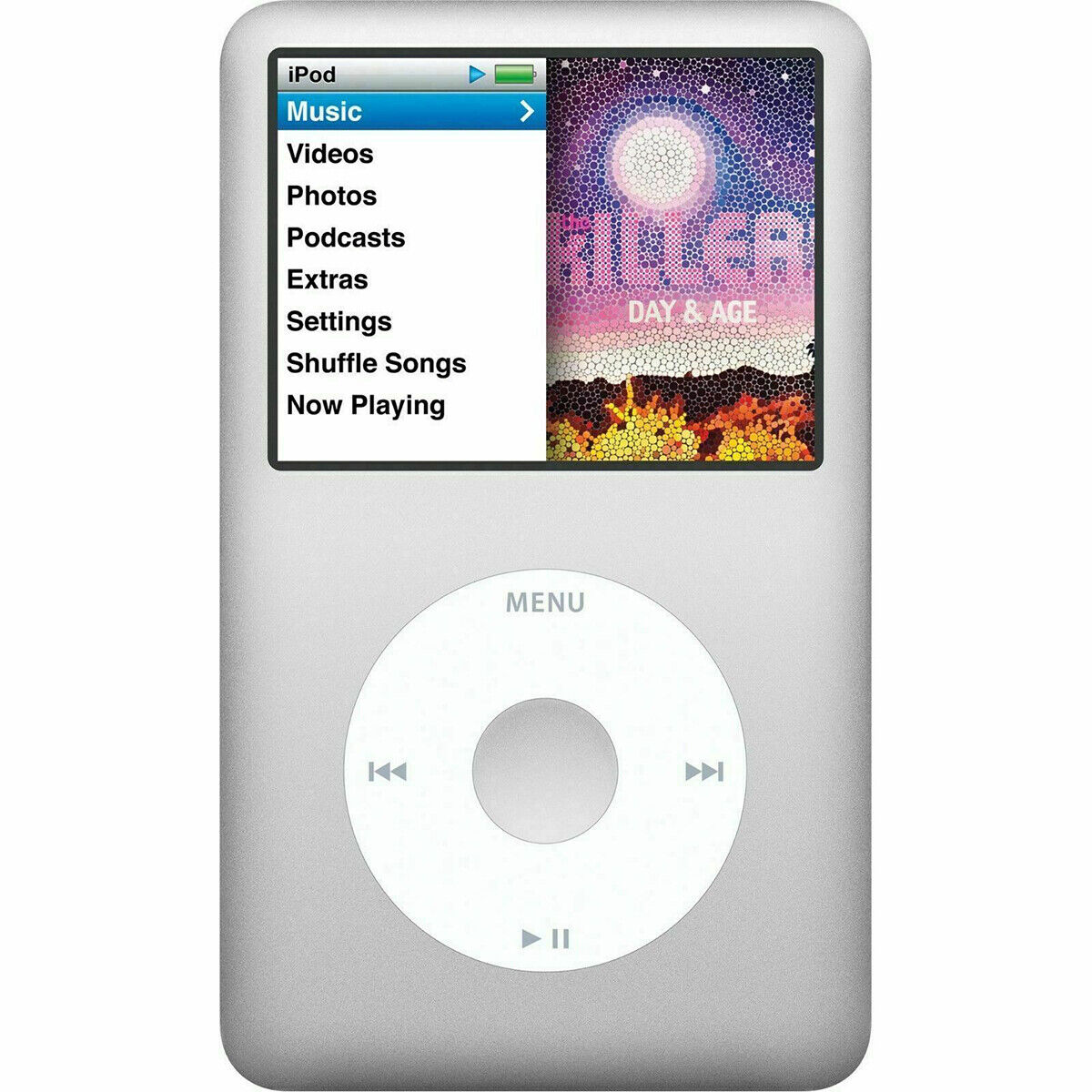 Apple iPod classic第7世代160GBから256GBに銀シルバー-