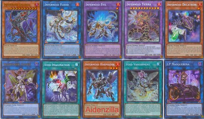 Yugioh Infernoid Deck - Evil Flood Decatron Devyaty Onuncu Void Vanishment  | eBay