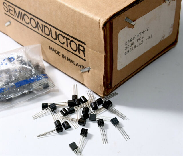 Genuine Vintage TOSHIBA FET Transistor for Audio 2SK30 2SK30A J-FET X 10 pcs +