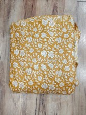 25 Yard Indian Cotton Handmade Print Fabric Sanganeri Hand Block Printed Fabric