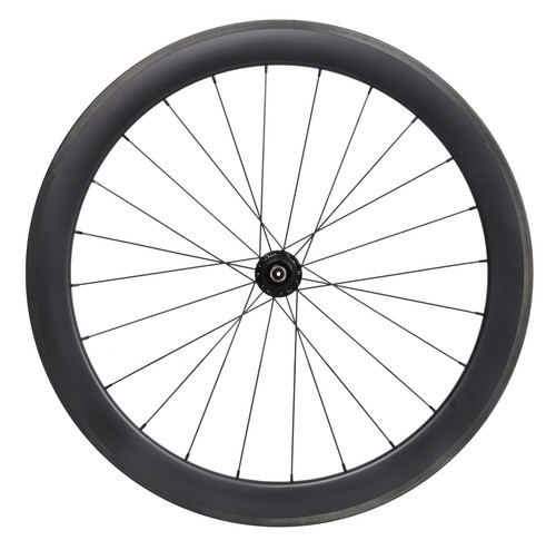 55mm Clincher wheelset carbon matt front rear 700C Road bike wheels rim brake - Picture 6 of 8