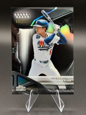 2026 Topps Chrome Black Hyeseong Kim Refractor #/199 Dodgers