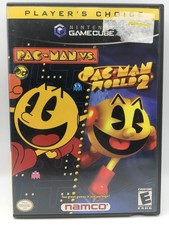 Nintendo Gamecube 2003 - Pac-Man Vs. & Pac-Man World 2 w/ Box & Manual (Works)