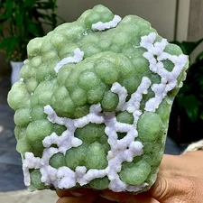 2.97LB Natural Fluorite Green-white dual color crystal mineral Specimen,Zhejiang
