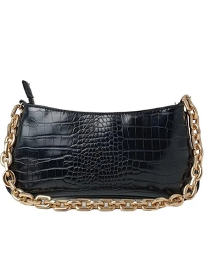 ZARA Sac bandoulière Moyen Dames Sac noir style décontracté - Photo 1/4