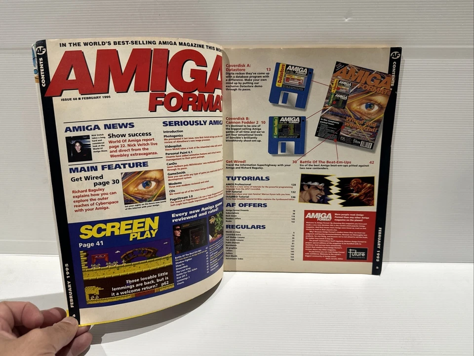 Amiga Issue 68 Amiga Format Magazine 1995 Wired And Wonderful February 1995 - Image 4 of 4