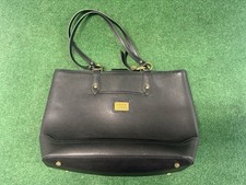 Frye and Co. Core Tote Soft Vegan Leather Black Shoulder Travel Bag Large