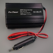 400W Power Inverter DC 12V to AC 110V Car Converter Dual USB NIB
