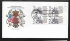 USA & SWEDEN TREATY OF AMITY & COMMERCE BEN FRANKLIN 1983 FARNAM PLATE#BLOCK FDC