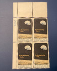 1969 Space Apollo 8 Plate Block Of 4- 6 cent Postage Stamps, Sc#1371, MNH, OG — photo 1