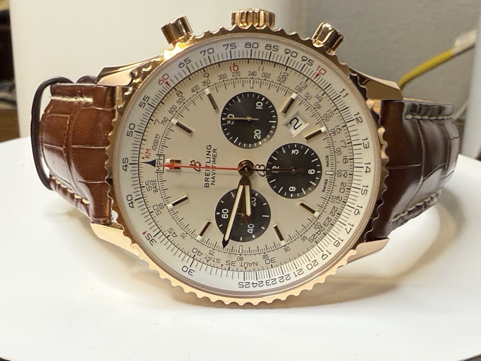 Breitling Navitimer Chronometer RB0127 Silver Dia… - image 7