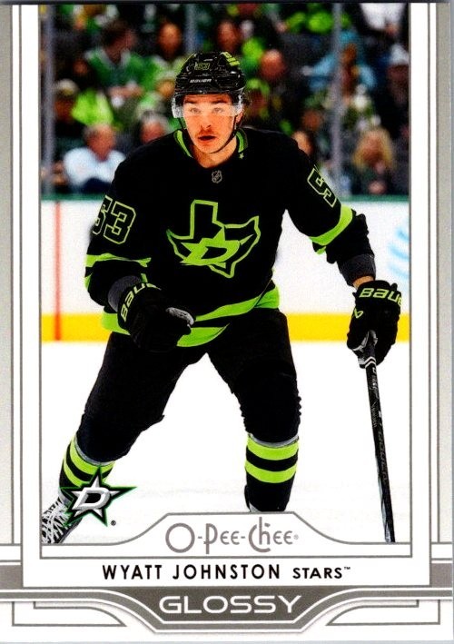 Wyatt Johnston #OG-24 Hockey Cards 2025 Upper Deck O-Pee-Chee Glossy trading card — raw and PSA graded price guide