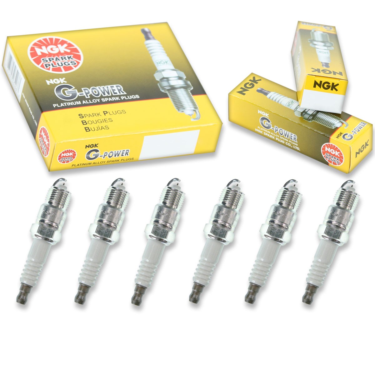 6 pcs NGK G-Power Spark Plugs for 1979-1984 GMC G1500 4.1L L6 - Engine Kit dh