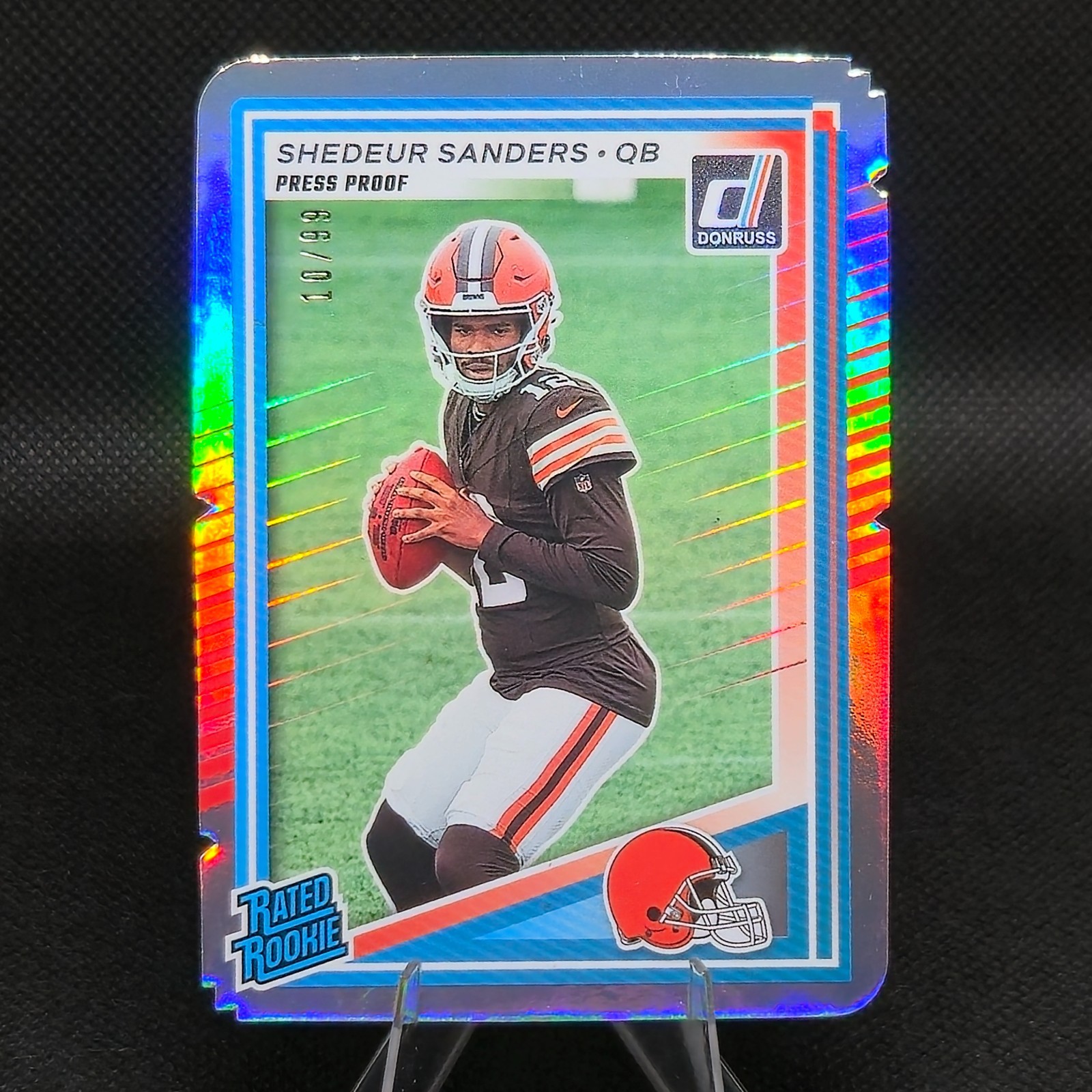Shedeur Sanders [Press Proof Silver Die-Cut] #306 2025 Panini Donruss Rookie /99