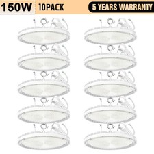 10Pack 150W UFO LED High Bay Light Warehouse Shop Industrial Commercial Fixture