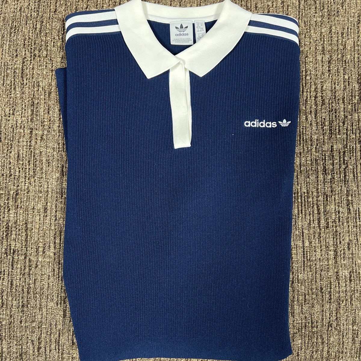 Adidas Originals Knit Polo Dress Women's Size 2XL | Night