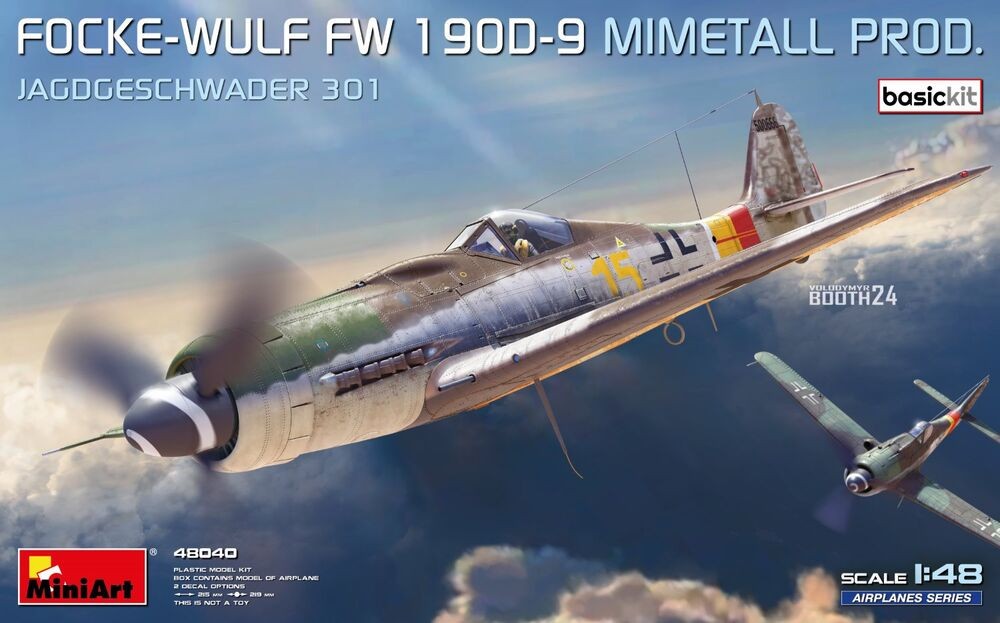 Focke-Wulf Fw 190D-9 MiniArt 48040 maquette avion de chasse militaire WW2 echelle 1/48