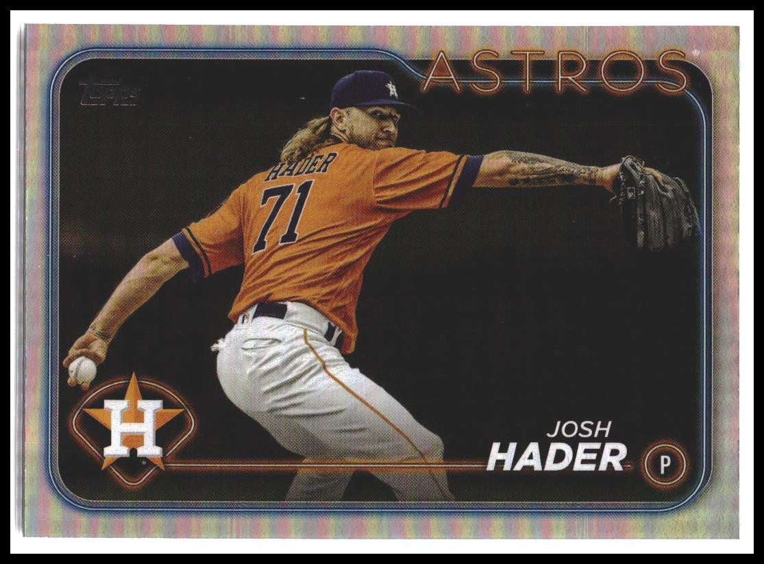 直筆サイン topps now CORBIN BURNES JOSH HADER 2024 Topps #433 Josh Hader Rainbow Foil | eBay