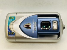 Nikon COOLPIX 2500 Digital Camera Blue Silver Turns on with  Buttons issue 