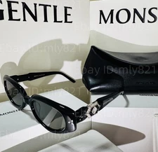 GentleMonster Sunglasses Jewelry - Ruvy Van 01 Black Frame Black Lenses