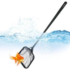 Fish Tank Scoop Net Small Fishing Catcher Fish Coarse Pond Aquarium Prop Tool UK