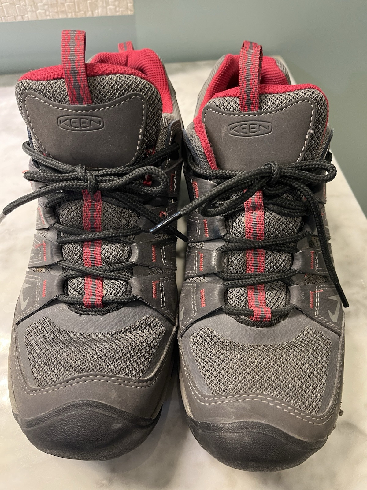 Sneakers basse KEEN donna 11 Oakridge trail escursionismo outdoor grigio rosa