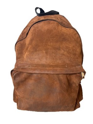 Eastpak Vintage 80's 90's Brown Suede Leather USA Made Backpack | eBay