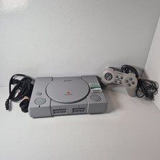 Sony PlayStation 1 PS1 Console Bundle Controller Memory Card Tested