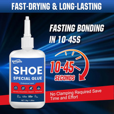 30G X 2 Pcs Shoe Glue - Quick Dry Strong Adhesive for Shoe Repair, Boots, Sne...