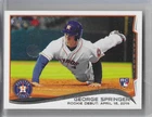 2014 TOPPS UPDATE GEORGE SPRINGER ROOKIE RC #US-210