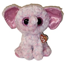 Ty Large Plush Beanie Boos ❤️ ELLIE THE ELEPHANT 9" Medium Stuffed Toy MWMT's