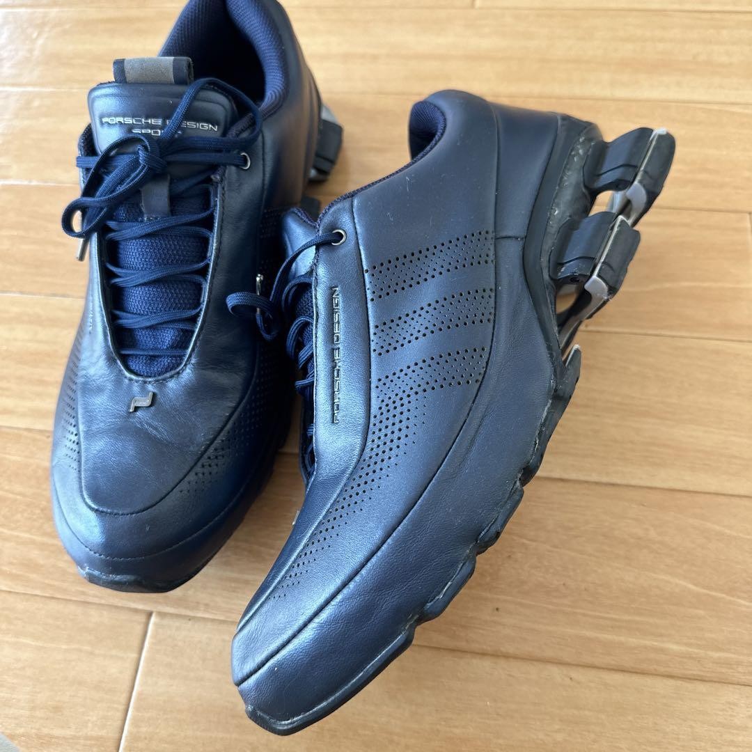 美品adidasコラボPorsche Design スポーツシューズ ネイビー Adidas x Collaboration Porsche Design Sports Shoes Navy