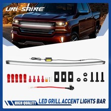 For 2014-18 Chevrolet Silverado Front Hood Grille Led Strip Light White Drl Kit For 2014-18 Chevrolet Silverado Front Hood Grille Led Strip Light White Drl Kit