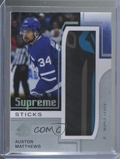 2024-25 Upper Deck SP Game Used Supreme Sticks /15 Auston Matthews #SP-AU 6a7