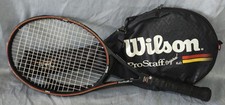 Vtg Wilson Pro Staff 6.0 Original Midplus 95 4 x Grip Tennis Racquet W/ Case VG