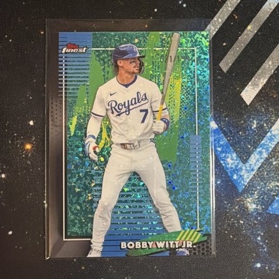 Topps Finest 2025 Bobby Witt Jr. Aqua Mini Diamonds Refractor /199 #7 Royals MLB