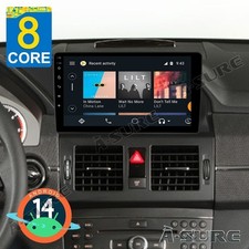 4G+64G  Android 14 Autoradio Navi GPS DSP WIFI F&uuml;r Mercedes-Benz GLK-Klasse X204