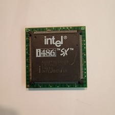 Intel 486 CPU SX683 KU80486SX-25 Rare Vintage 25Mhz Processor WORKS!