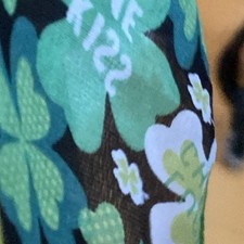 St Patrick's Day Lucky Charm Kiss Me Irish Green Shamrock Clover Scarf