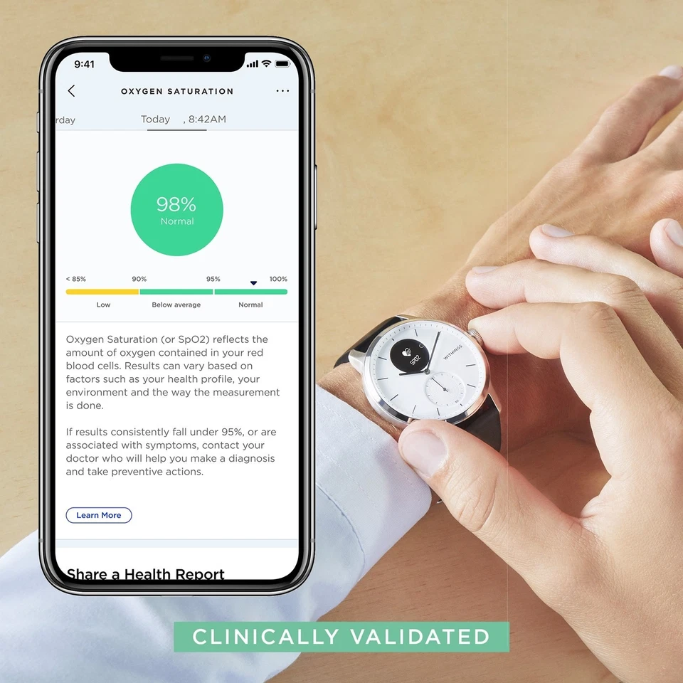 Withings ScanWatch Hybrid, Foto 4 von 5