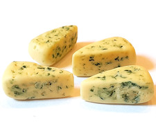 100 Dollhouse Miniature Stilton Cheese Slices Doll Mini Food Set Wholesale Lot