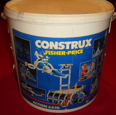 Altes Spielzeug Fisher Price Construx Raumstation Ship Space Lem Mond 6470