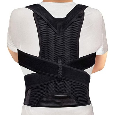 Back Brace Posture Corrector, Adjustable Posture Back Brace Support Shoulder ...