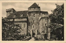 Old postcard Chateau de Castelnau-Bretenoux (122907)