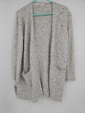 Madewell Donegal Kent Cardigan Coziest Yarn Pockets Side Slits Poly Wool Size S