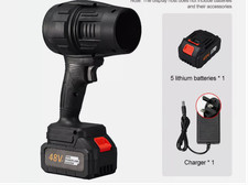 130000RPM Turbo Blower Jet Fan Rechargeable Violent Turbofan Air Blower Powered