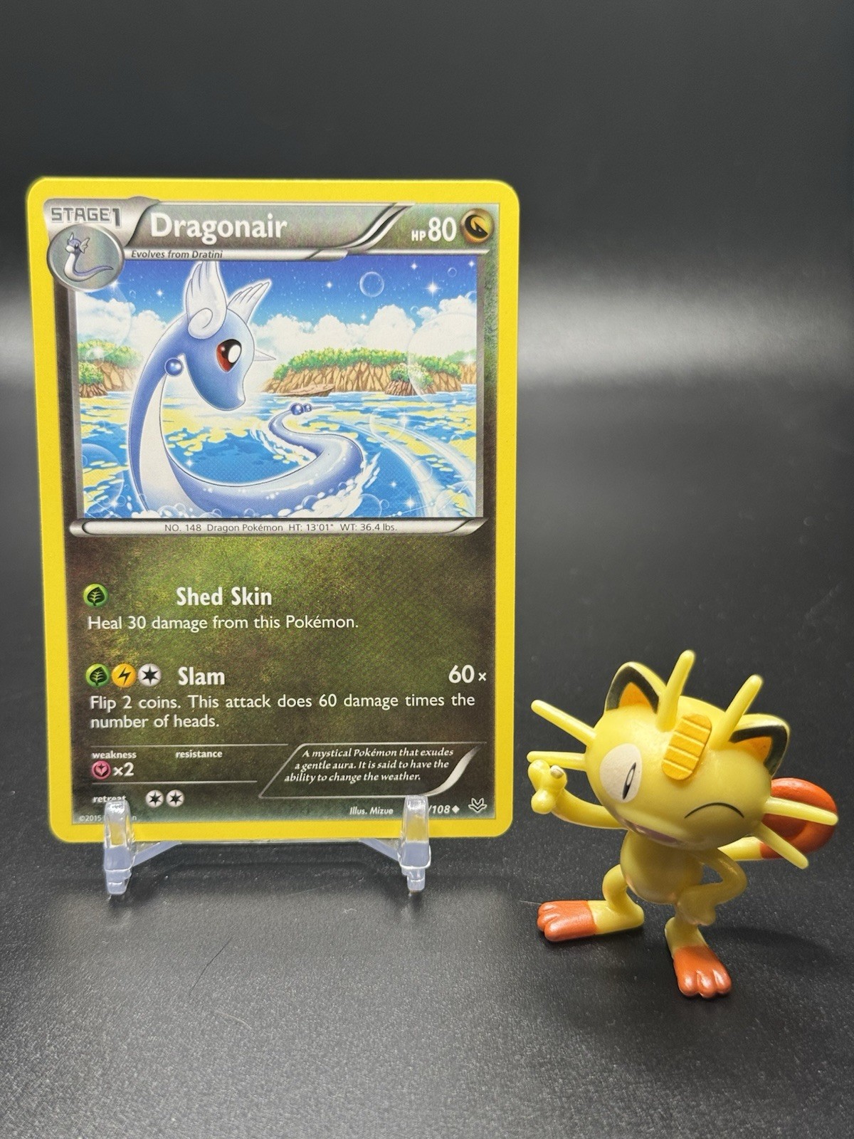 Dragonair 50/108 Pokemon Roaring Skies Regular - LP
