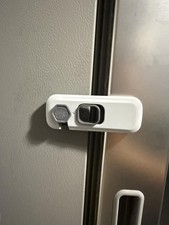 2Pk Fridge Locks Self-Adhesive Childproof Latch for Refrigerator, Cabinets, Oven