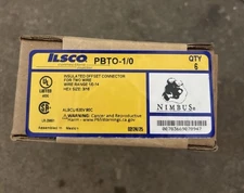 ILSCO PBT-1/0 Nimbus Insulated Aluminum In-Line Splicer-Reducer Connector  6Pack